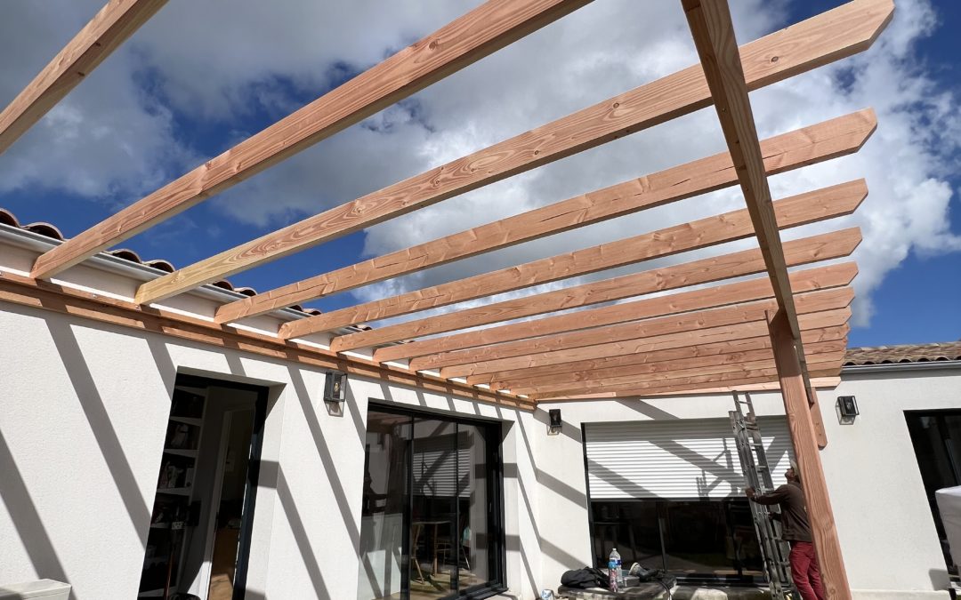 Réalisation de pergolas en bois à Dompierre-sur-Mer